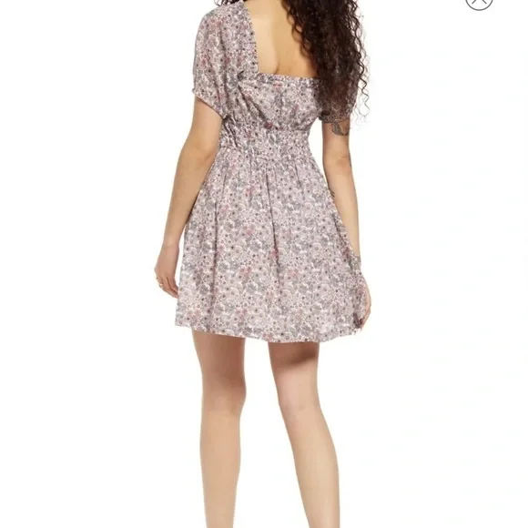 SHIRRED Puff Sleeve Cotton Prairie Dress
BP. - Picture 6 of 6